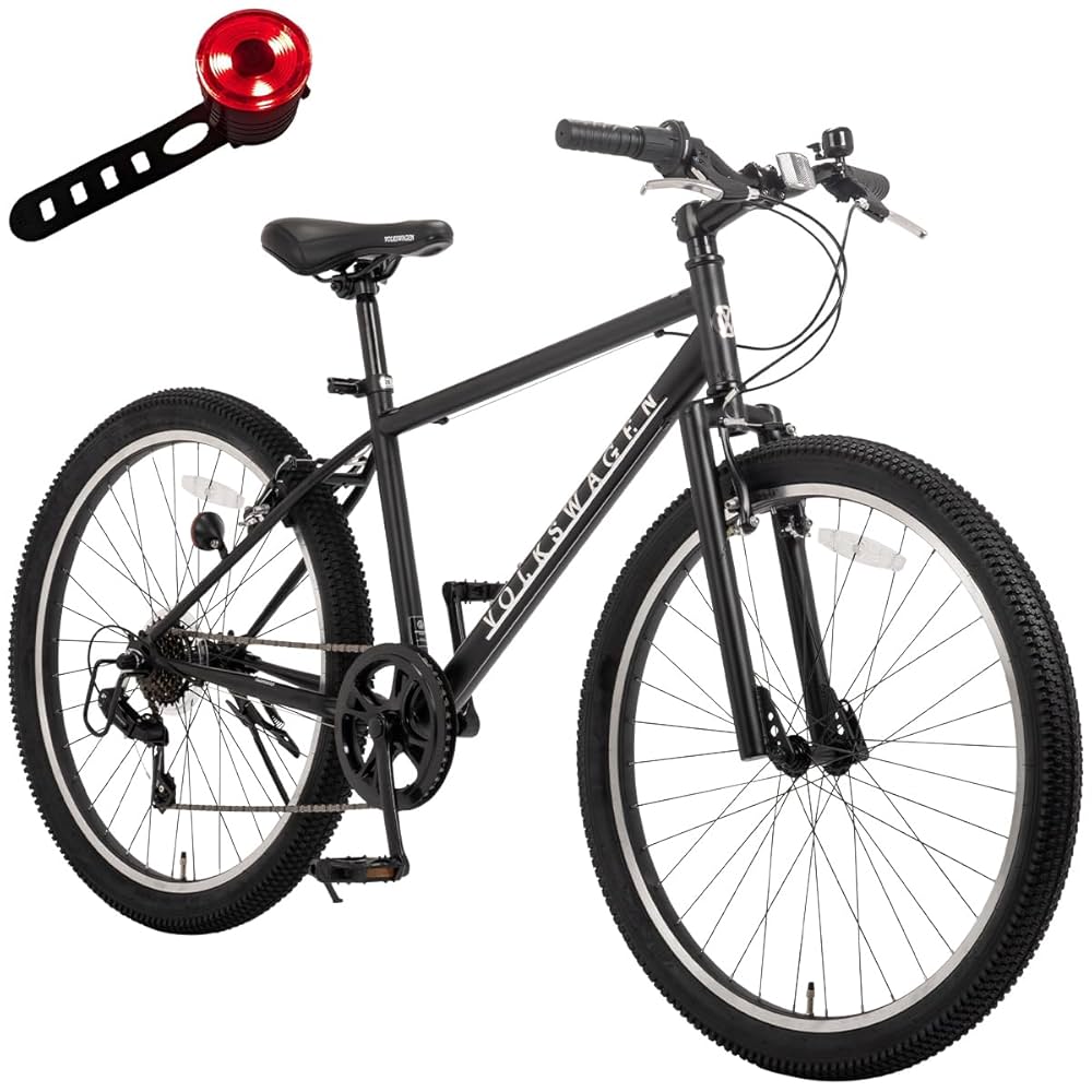 マウンテンバイク ブラック/ホワイト Amazon | フォルクスワーゲン(Volkswagen) 自転車 マウンテン